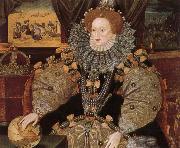 george gower queen elizabeth i by oil on canvas
